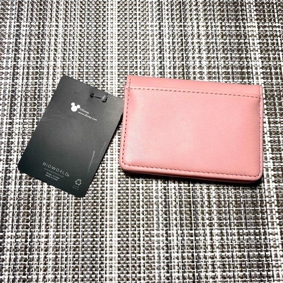 BRAND NEW - Disney MINNIE MOUSE Soft Pink Snapped Card Holder ❤️❤️❤️ - Picture 2 of 5